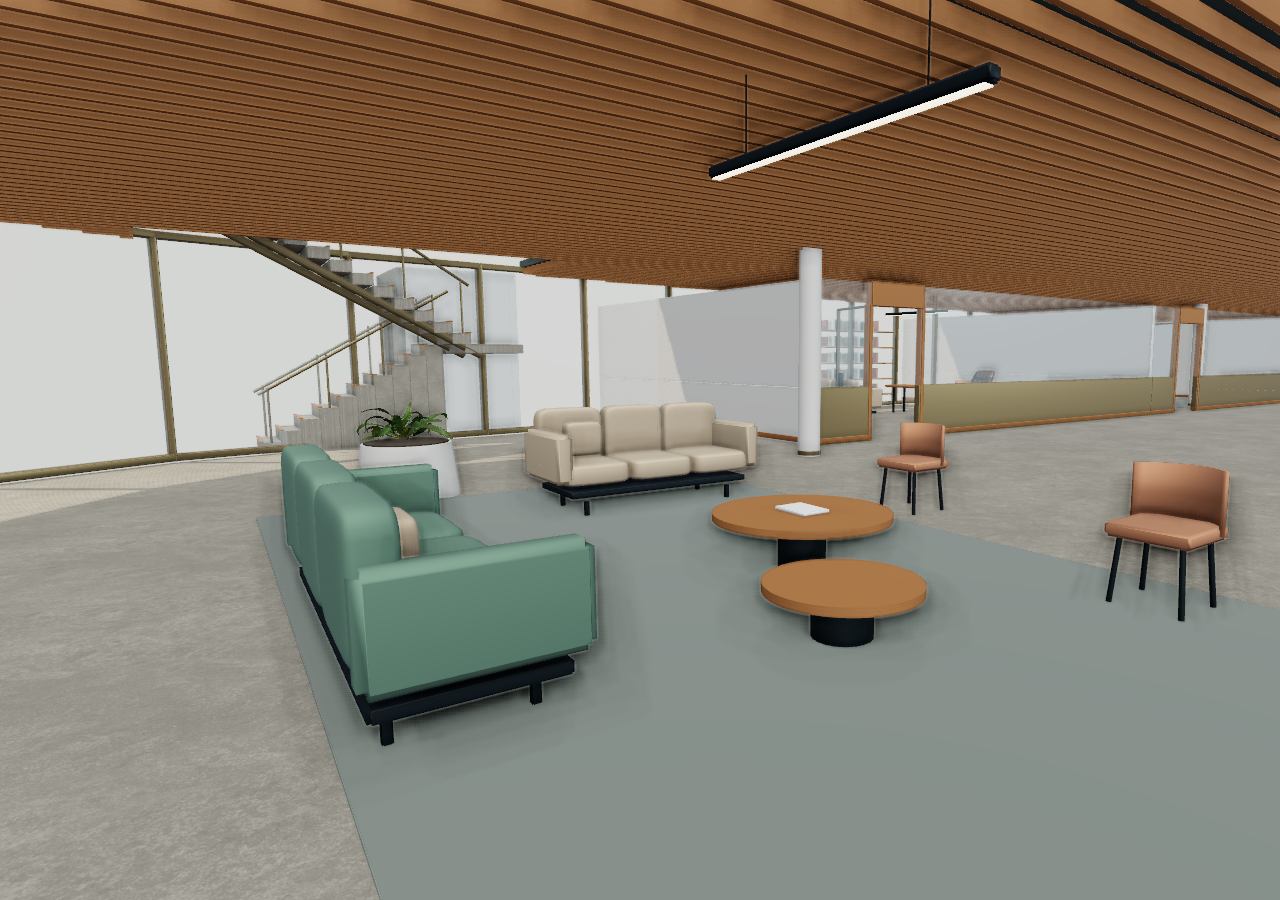 Statische Vorschau der interpretativen Gartenlounge